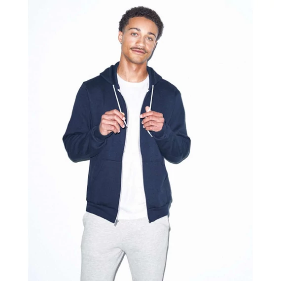 Unisex flex fleece zip hoodie