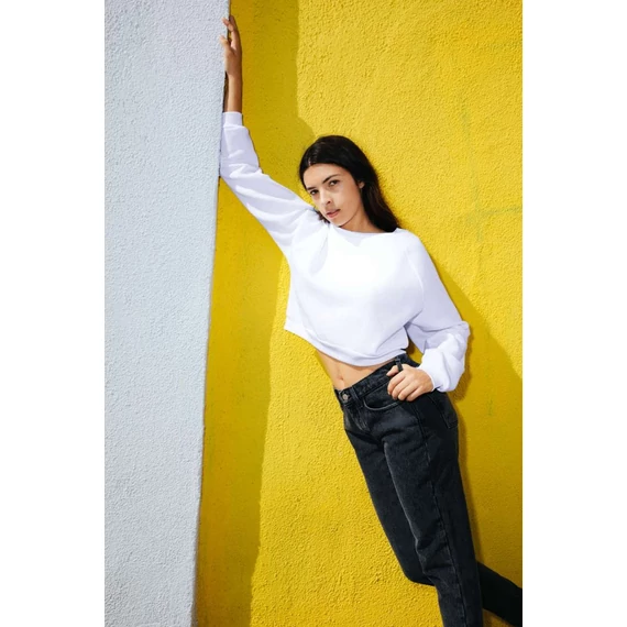 Women's flex fleece crop pullover