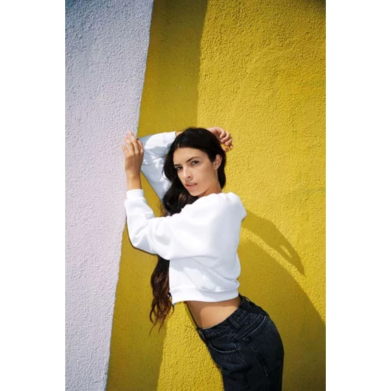 Women's flex fleece crop pullover