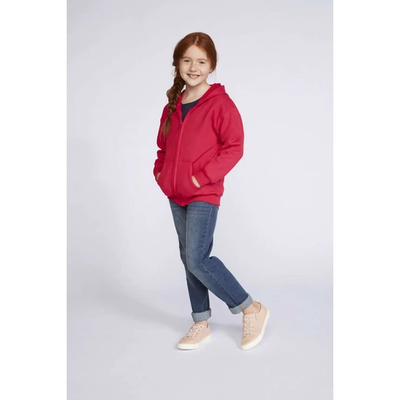 Heavy Blend gyerek cipzáros kapucnis pulóver