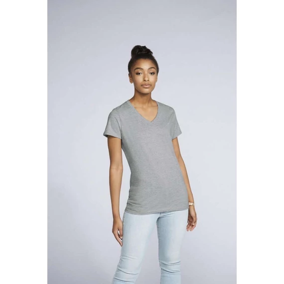 Premium Cotton női v-nyakú póló