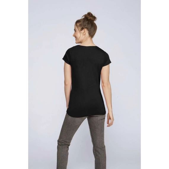 Softstyle női v-nyakú póló