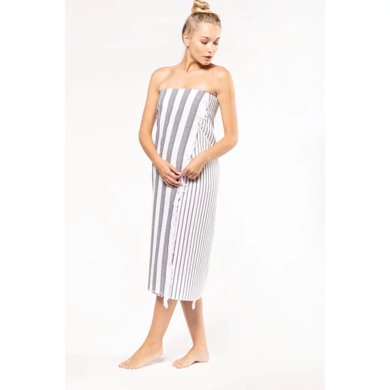 Striped fringed fouta