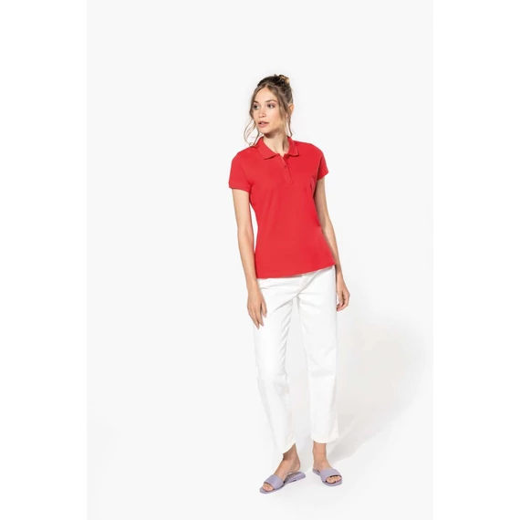 Ladies' short-sleeved polo shirt