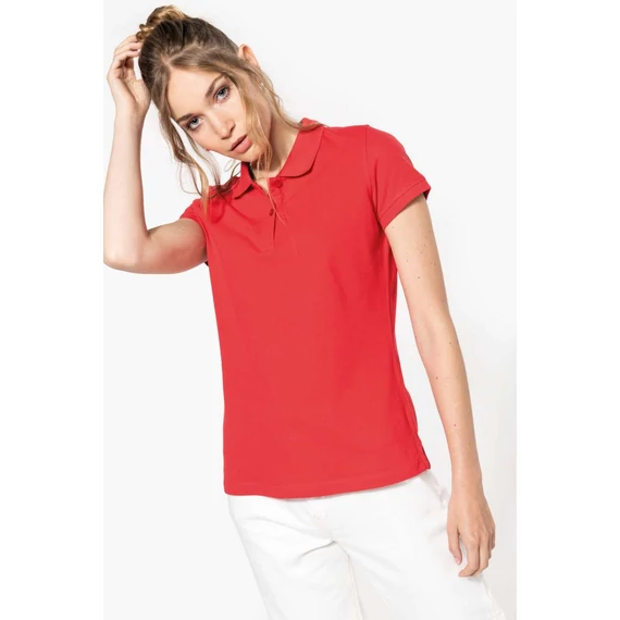 Ladies' short-sleeved polo shirt