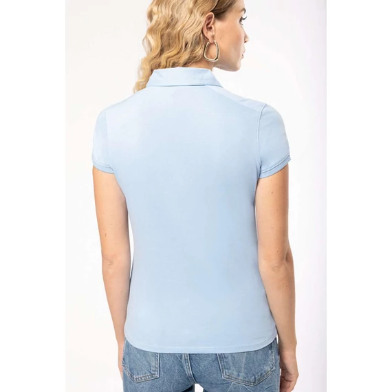 Ladies' short sleeved jersey polo shirt