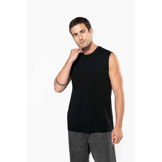 Eco-friendly men sleeveless t-shirt