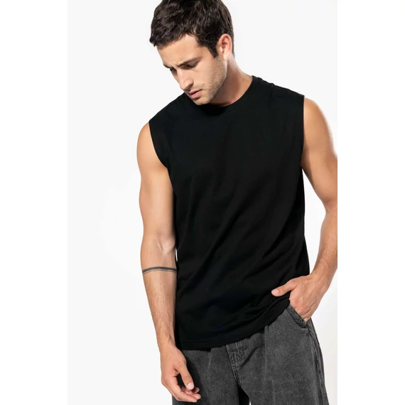 Eco-friendly men sleeveless t-shirt