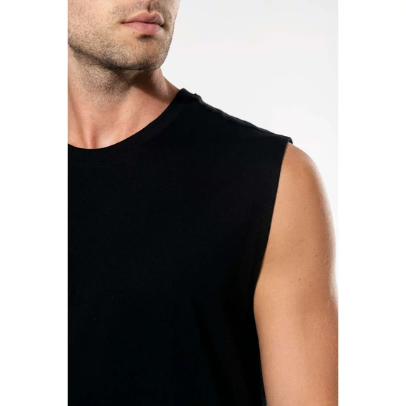 Eco-friendly men sleeveless t-shirt