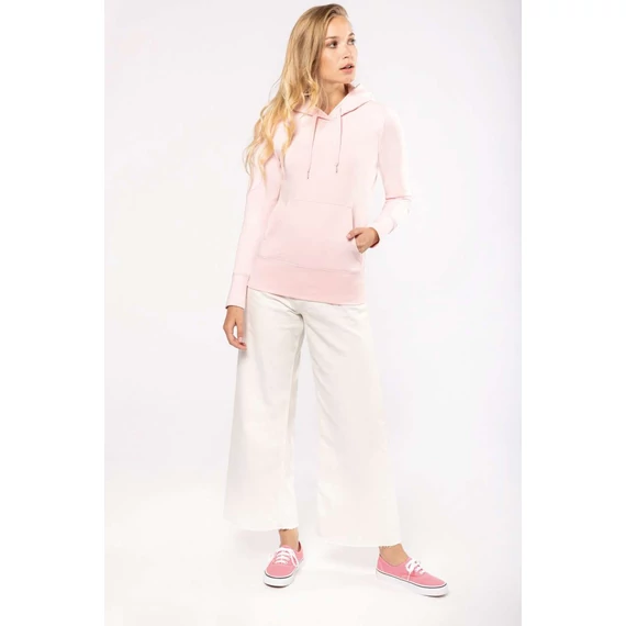 Ladies' eco-friendly hooded sweatshirt