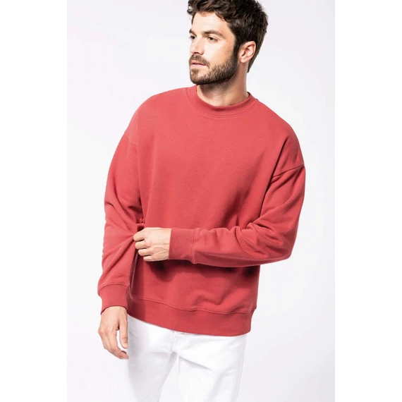 Unisex oversized eco-friendly crew neck sweatshirt