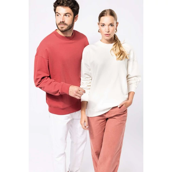 Unisex oversized eco-friendly crew neck sweatshirt