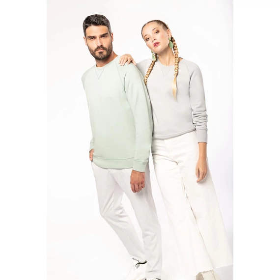 Ladies’ organic cotton crew neck raglan sleeve sweatshirt