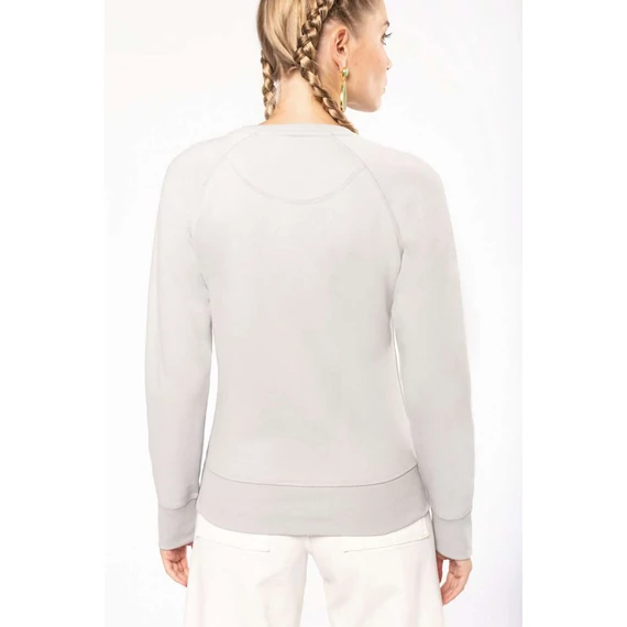 Ladies’ organic cotton crew neck raglan sleeve sweatshirt