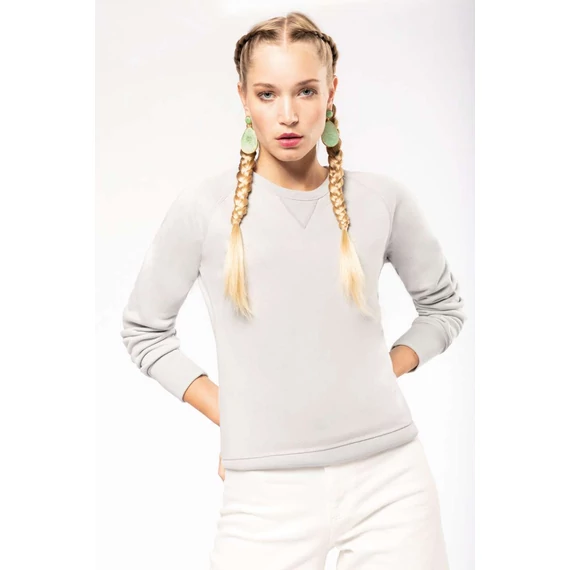 Ladies’ organic cotton crew neck raglan sleeve sweatshirt