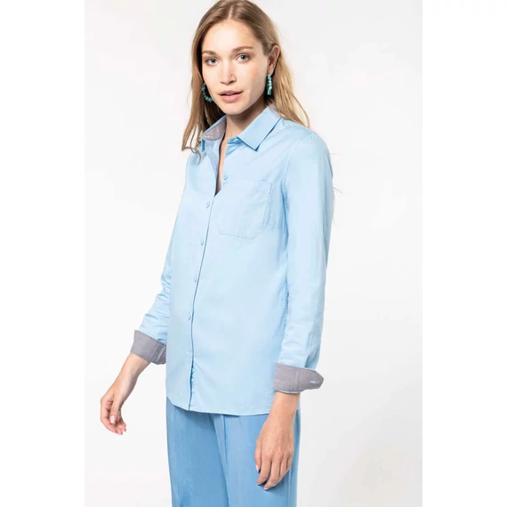 Ladies’ nevada long sleeve cotton shirt
