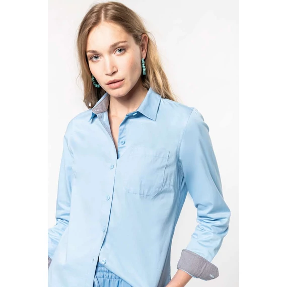 Ladies’ nevada long sleeve cotton shirt