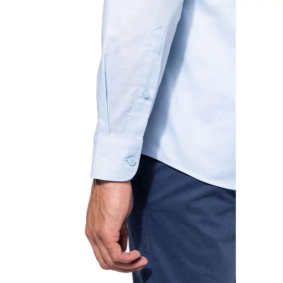 Men long-sleeved easy care shirt without pocket