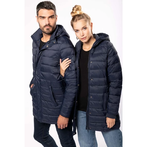 Men's lightweight hooded padded parka