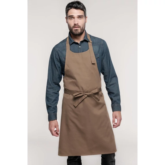 Polycotton apron without pocket
