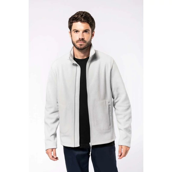 Unisex eco-friendly micro-polarfleece jacket