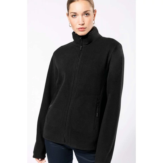 Unisex eco-friendly micro-polarfleece jacket