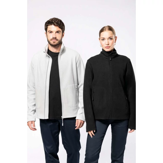 Unisex eco-friendly micro-polarfleece jacket