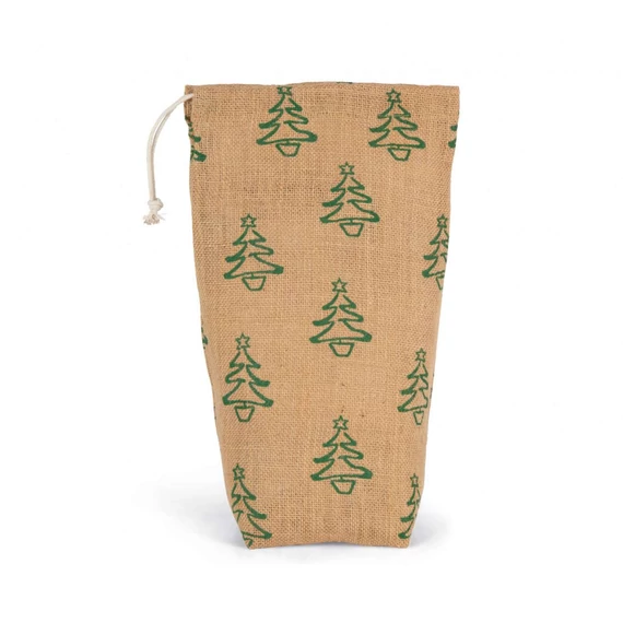 Bottle carrier with christmas patterns