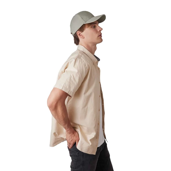 Cap in organic cotton with contrasting sandwich peak - 6 panels