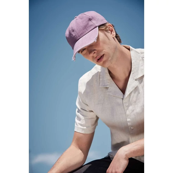 Destroyed washed cap