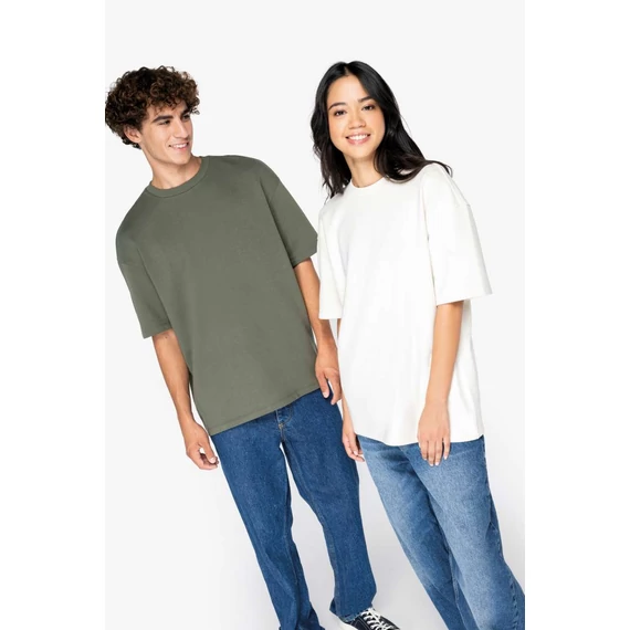 Unisex eco-friendly oversized french terry t-shirt