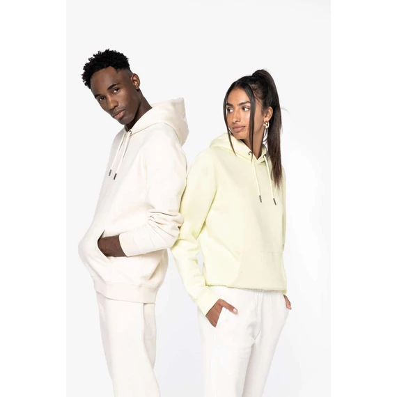 Eco-friendly unisex hooded sweatshirt