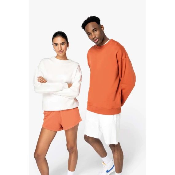 Unisex eco-friendly oversized crew neck sweatshirt