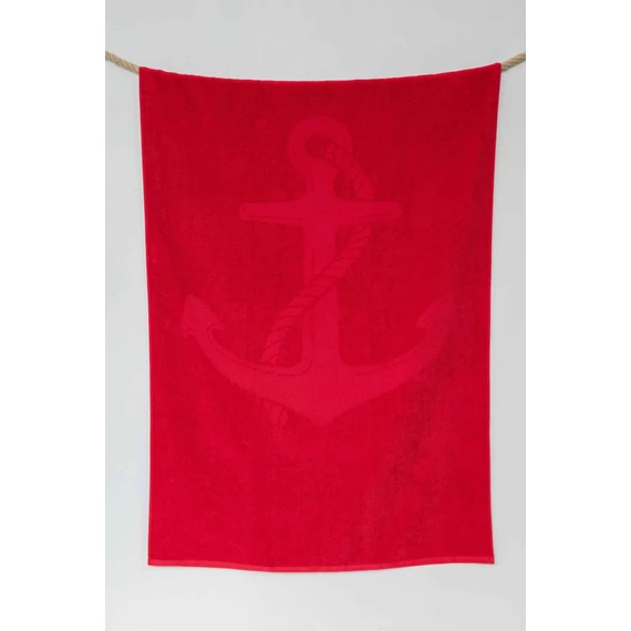 Olima „anchor” jacquard beach towel