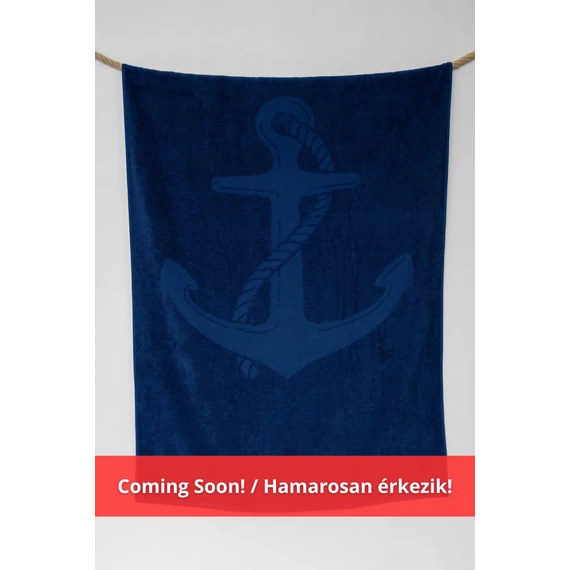 Olima „anchor” jacquard beach towel