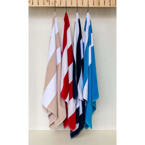 Olima „classic marine” beach velour towel