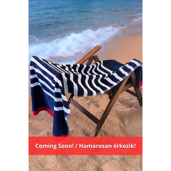 Olima „sailor” beach velour towel