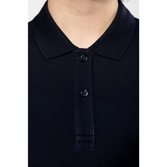 Ladies' long-sleeved supima® polo shirt
