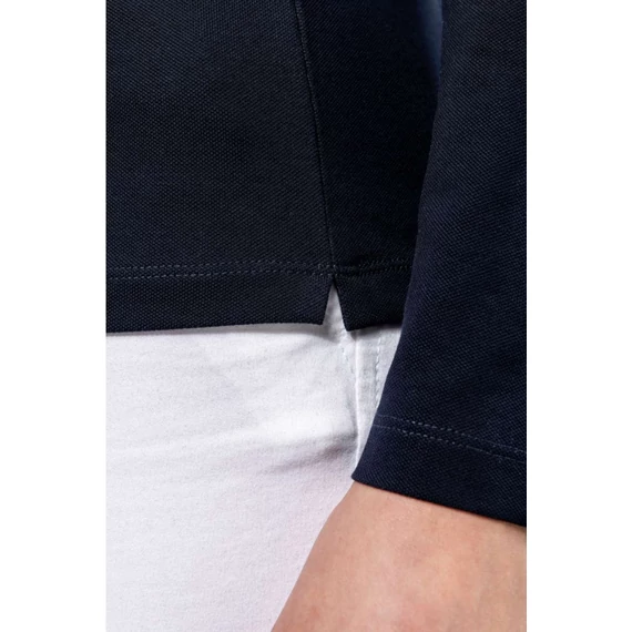 Ladies' long-sleeved supima® polo shirt