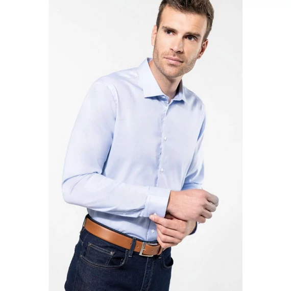 Men's pinpoint oxford long-sleeved shirt