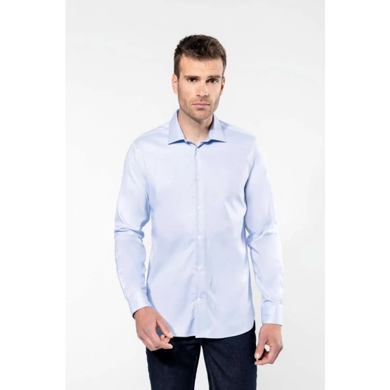 Men's pinpoint oxford long-sleeved shirt