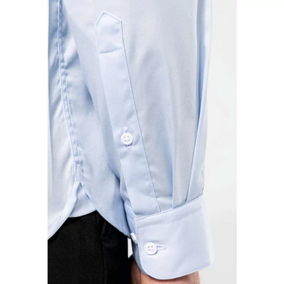Men's long-sleeved twill shirt