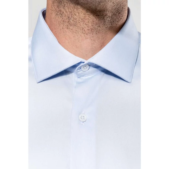 Men's long-sleeved twill shirt