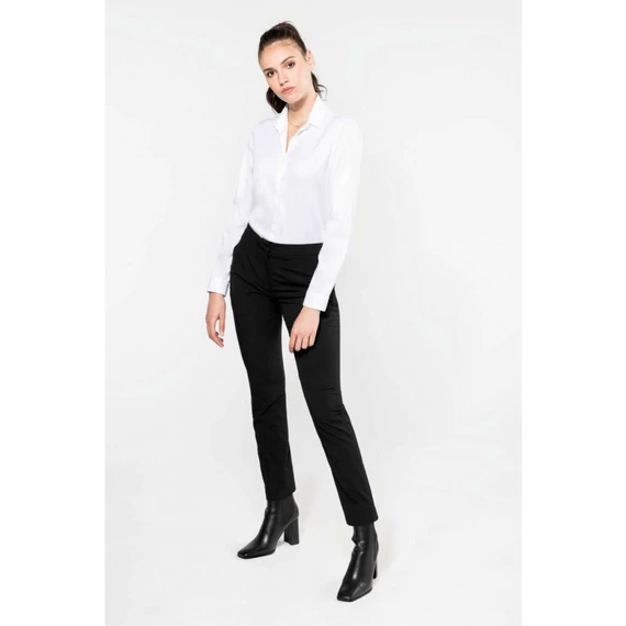 Ladies' long-sleeved twill shirt