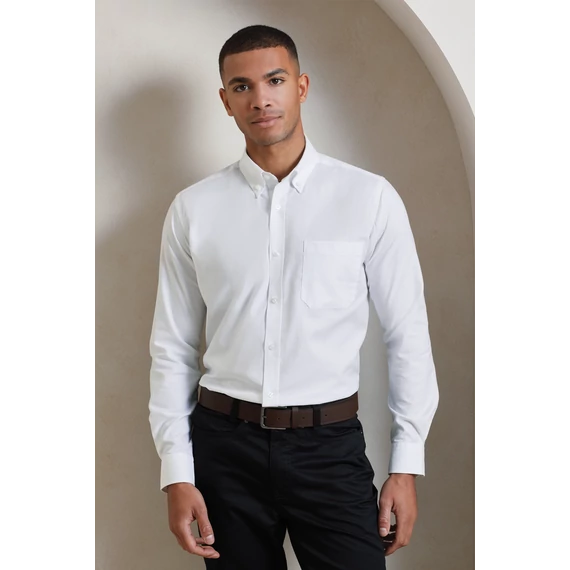 Men’s long sleeve signature oxford shirt