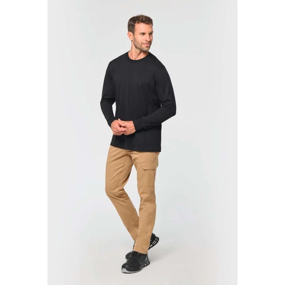 Unisex cotton stretch trousers