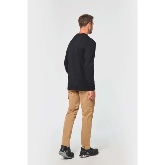 Unisex cotton stretch trousers