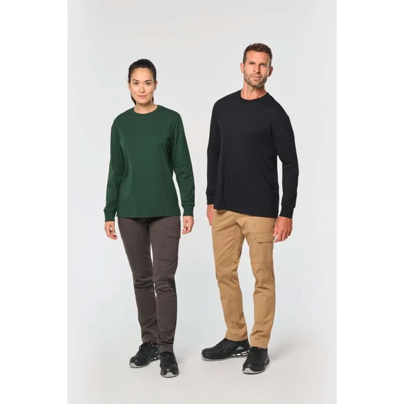 Unisex cotton stretch trousers