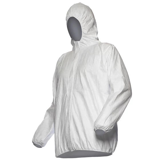 Tyvek kapucnis cipzáros dzseki