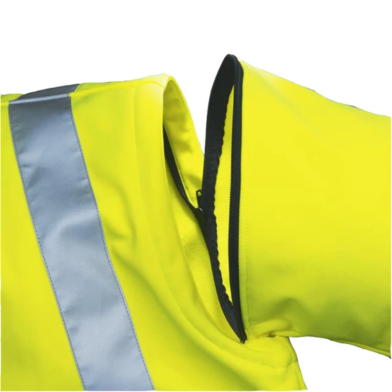 Station 2az1-ben láthatósági softshell dzseki
